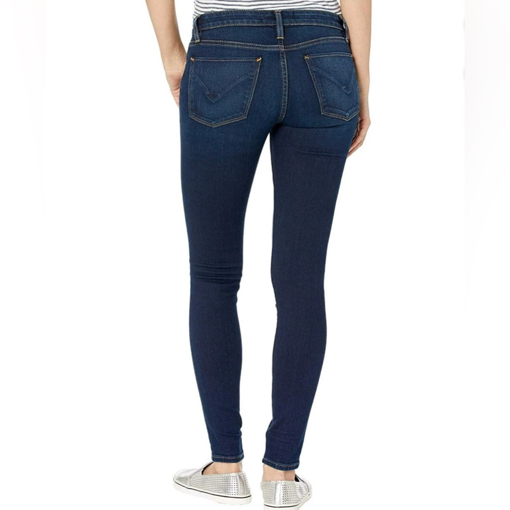 Hudson Jeans Krista Super Skinny Distressed Knee Jeans